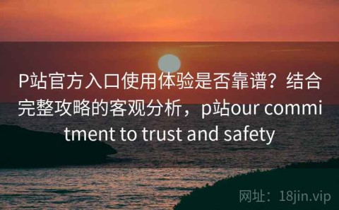 P站官方入口使用体验是否靠谱？结合完整攻略的客观分析，p站our commitment to trust and safety