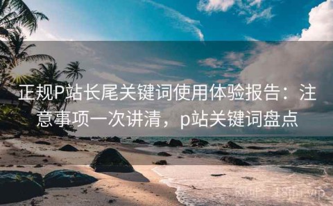 正规P站长尾关键词使用体验报告：注意事项一次讲清，p站关键词盘点