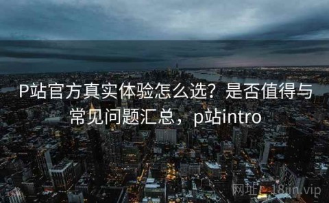 P站官方真实体验怎么选？是否值得与常见问题汇总，p站intro