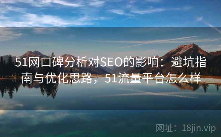 51网口碑分析对SEO的影响：避坑指南与优化思路，51流量平台怎么样