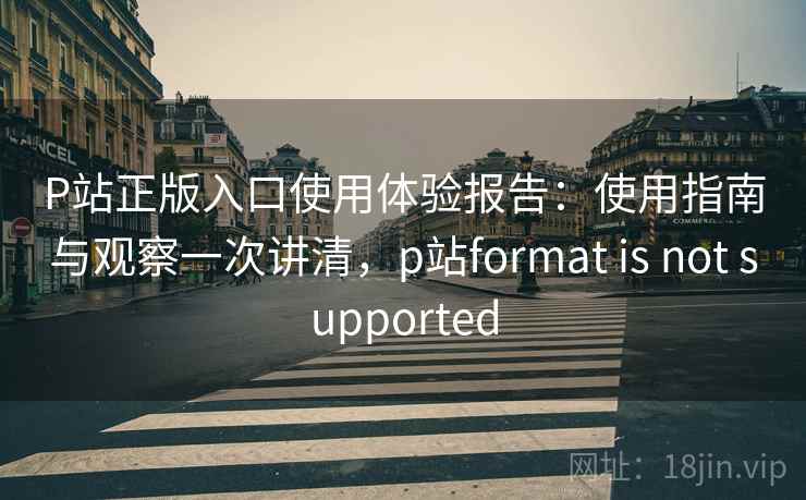 P站正版入口使用体验报告：使用指南与观察一次讲清，p站format is not supported