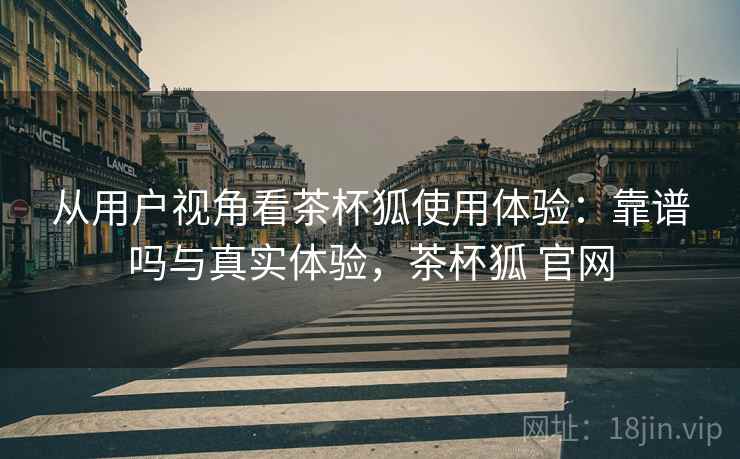 从用户视角看茶杯狐使用体验：靠谱吗与真实体验，茶杯狐 官网
