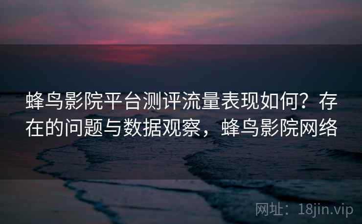 蜂鸟影院平台测评流量表现如何？存在的问题与数据观察，蜂鸟影院网络