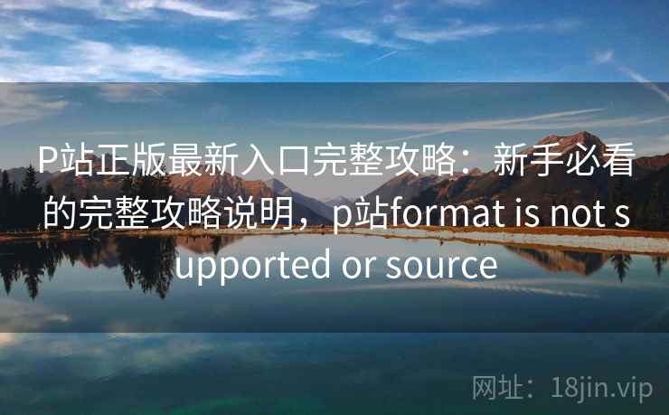 P站正版最新入口完整攻略：新手必看的完整攻略说明，p站format is not supported or source